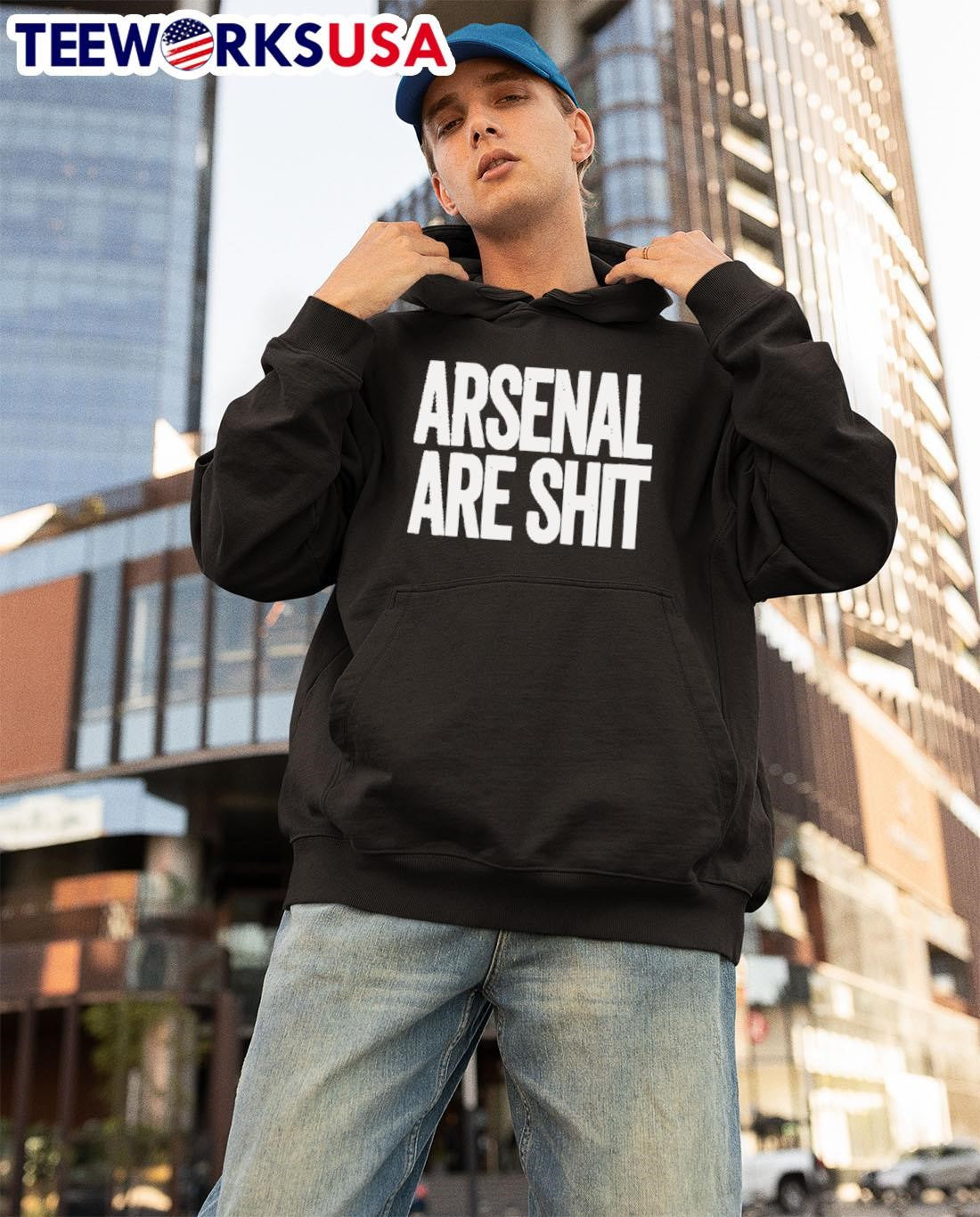 Arsenal Are Shit - Adult & Kids T-Shirts, Sweatshirts & Hoodies apparel design preview 3
