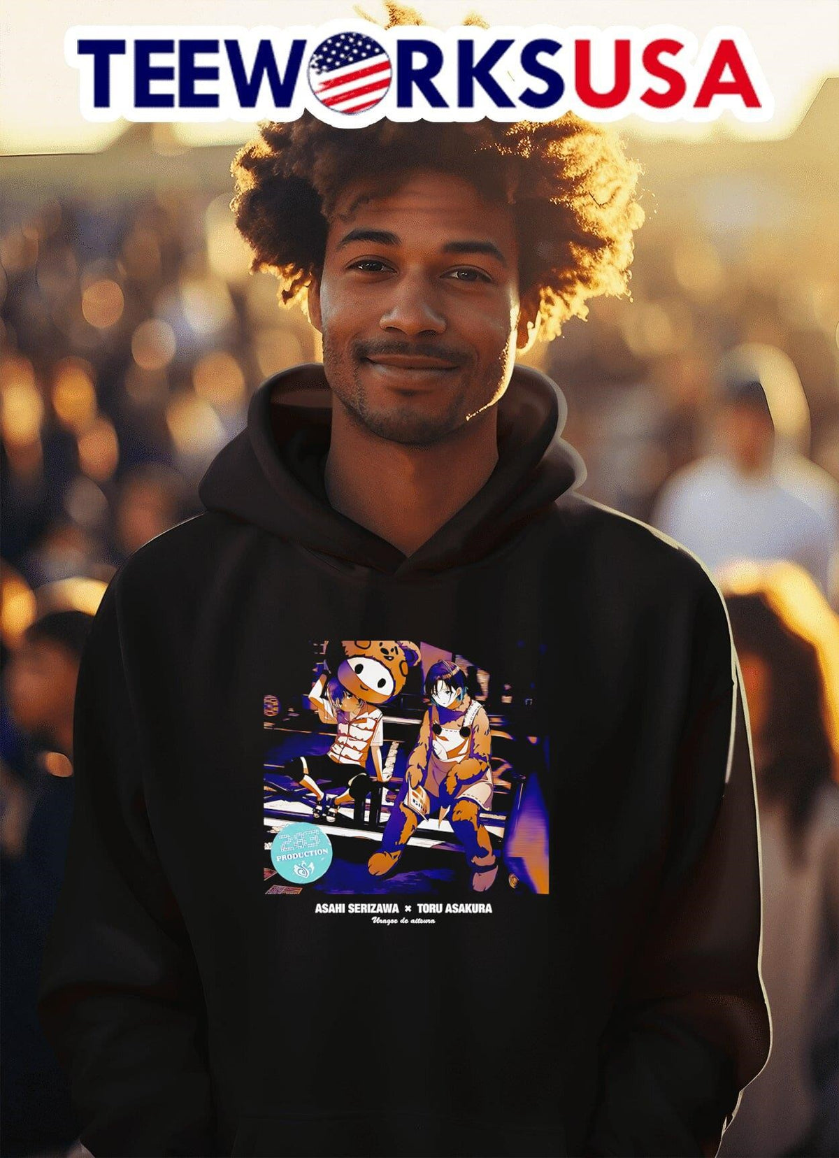 Asahi Serizawa x Toru Asakura - Adult & Kids T-Shirts, Sweatshirts & Hoodies apparel design preview 2
