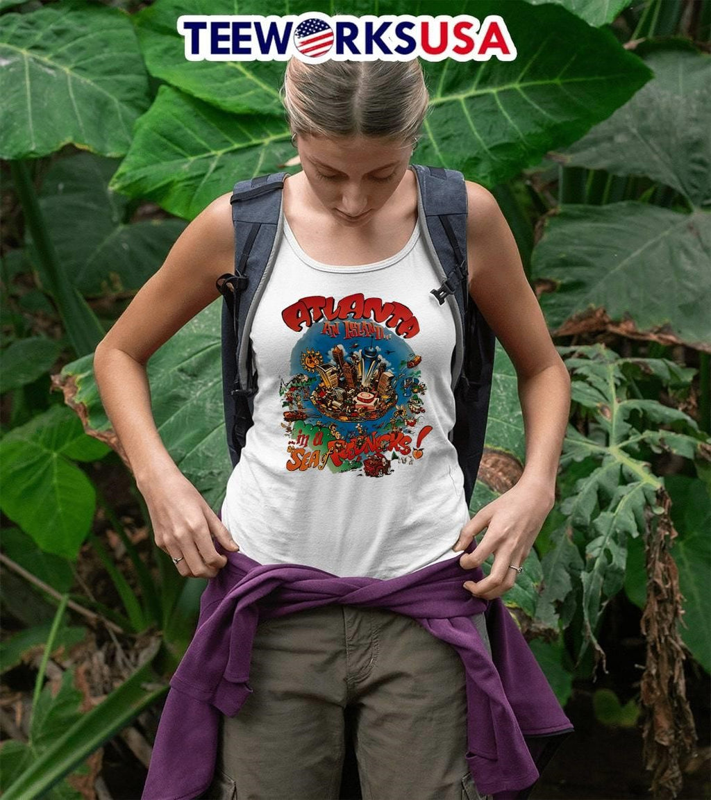 Atlanta An Island In A Sea Of Rednecks - Adult & Kids T-Shirts, Sweatshirts & Hoodies apparel design preview 4