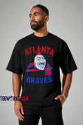 AtlantaBraves logo art retro - Adult & Kids T-Shirts, Sweatshirts & Hoodies apparel design preview 1