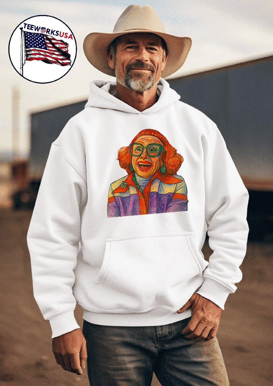 Aunt Gladys Weapons - Adult & Kids T-Shirts, Sweatshirts & Hoodies apparel design preview 2