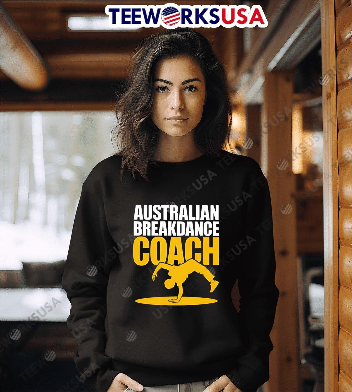 Australian Breakdance Coach - Adult & Kids T-Shirts, Sweatshirts & Hoodies apparel design preview 3