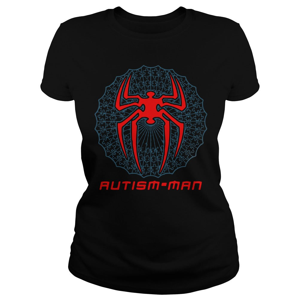 Autism Man Spider - Adult & Kids T-Shirts, Sweatshirts & Hoodies apparel design preview 2