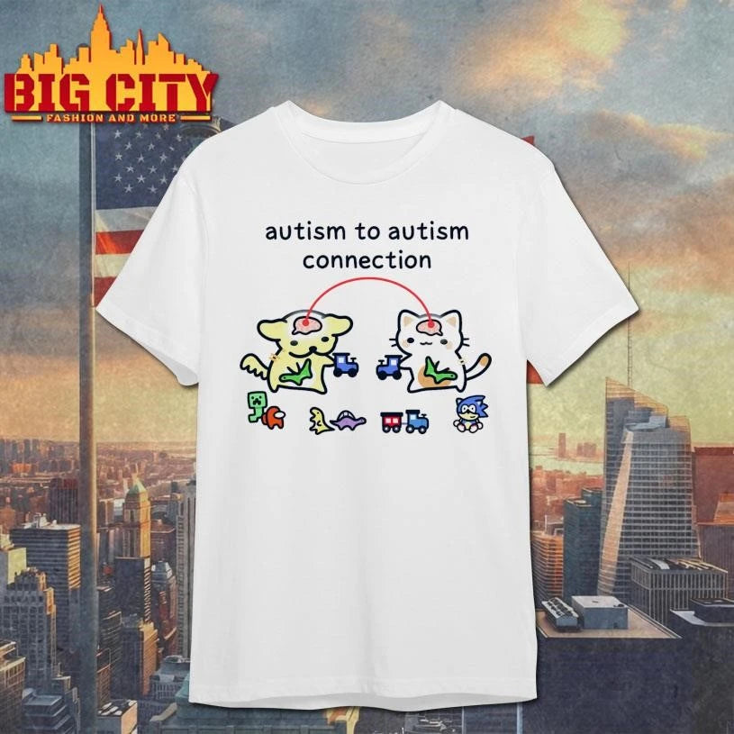 Autism To Connection - Adult & Kids T-Shirts, Sweatshirts & Hoodies apparel design preview 1