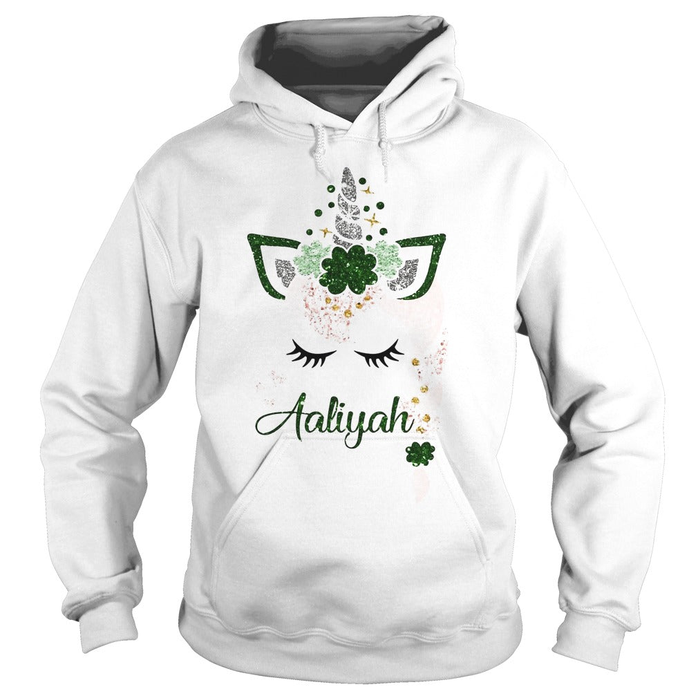 Ava St Patrick's Day Personalized Glitter Aaliyah - Adult & Kids T-Shirts, Sweatshirts & Hoodies apparel design preview 4