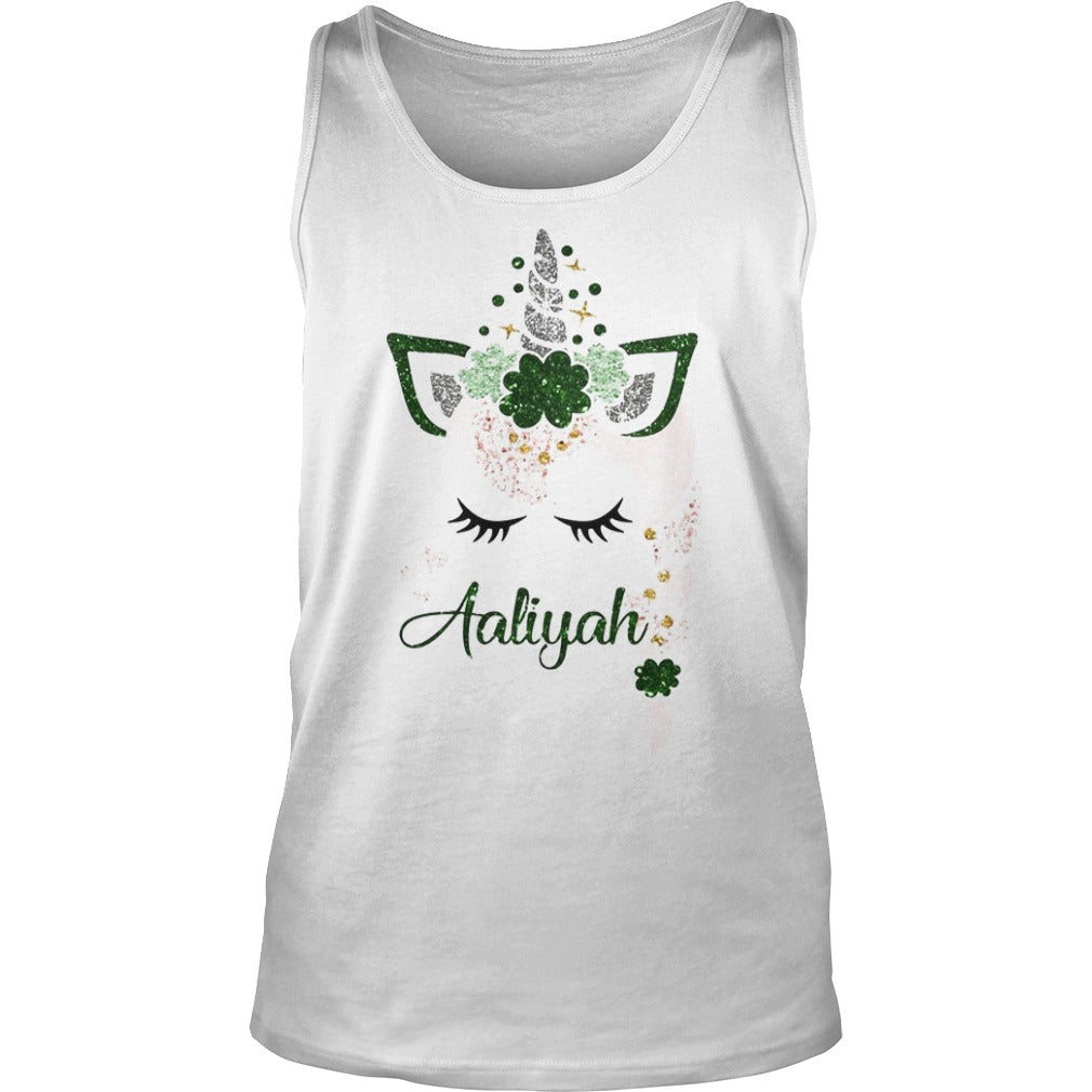 Ava St Patrick's Day Personalized Glitter Aaliyah - Adult & Kids T-Shirts, Sweatshirts & Hoodies apparel design preview 3