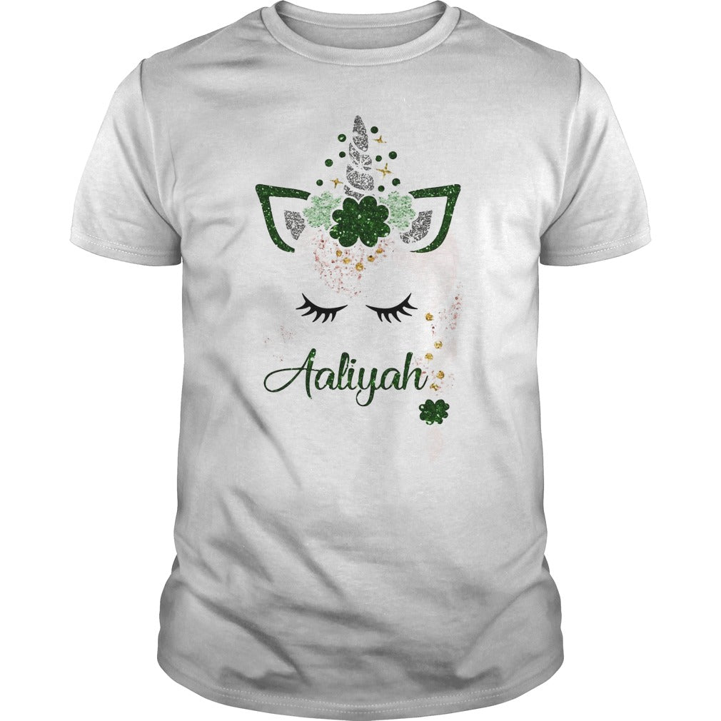 Ava St Patrick's Day Personalized Glitter Aaliyah - Adult & Kids T-Shirts, Sweatshirts & Hoodies apparel design preview 1