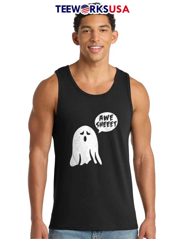 Awe Sheeet Halloween Costume Ghost - Adult & Kids T-Shirts, Sweatshirts & Hoodies apparel design preview 6
