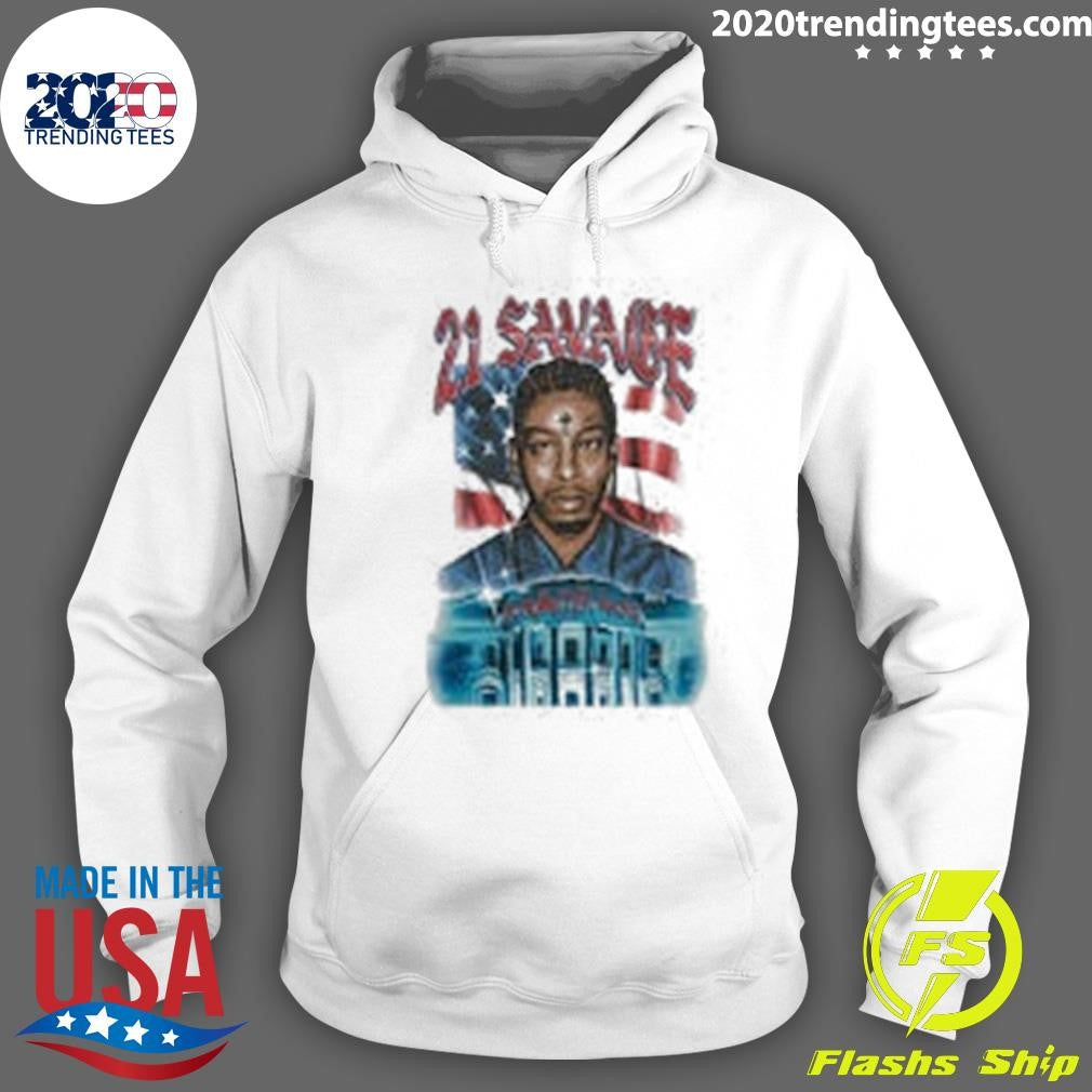 Awesome 21 Savage Slaughter Gang The American Dream - Adult & Kids T-Shirts, Sweatshirts & Hoodies apparel design preview 2