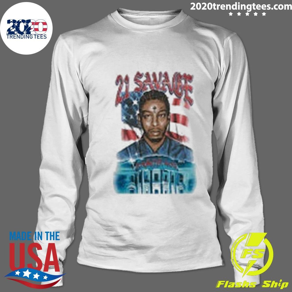 Awesome 21 Savage Slaughter Gang The American Dream - Adult & Kids T-Shirts, Sweatshirts & Hoodies apparel design preview 4