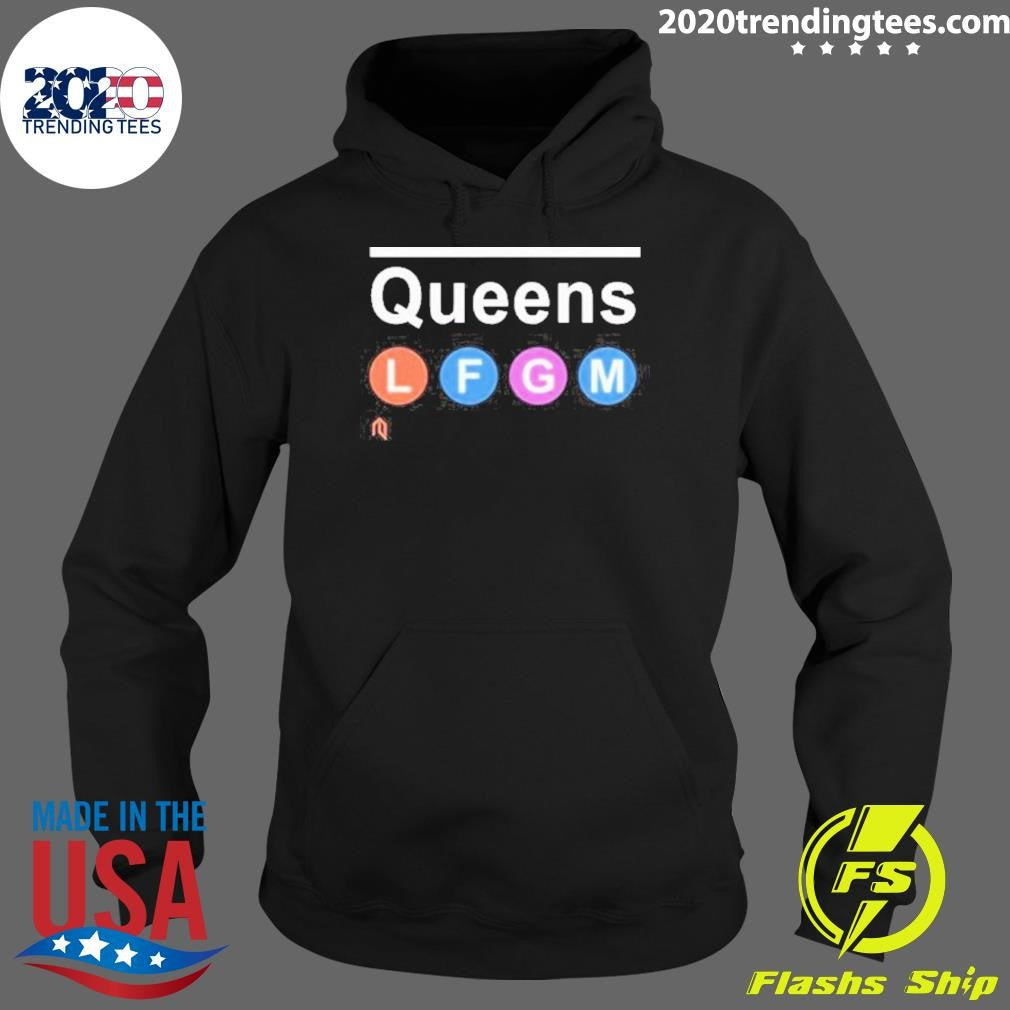Awesome Athletelogos Queens Lfgm Purple - Adult & Kids T-Shirts, Sweatshirts & Hoodies apparel design preview 2