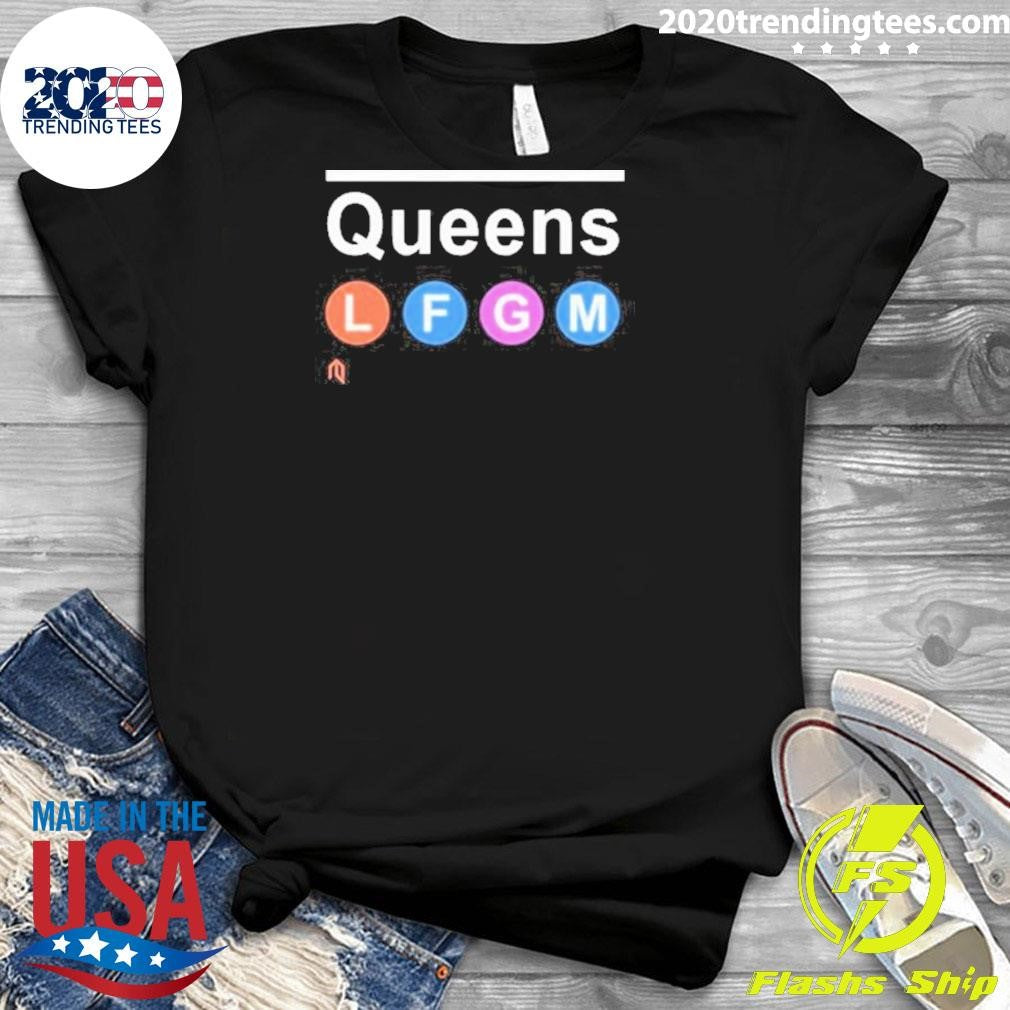 Awesome Athletelogos Queens Lfgm Purple - Adult & Kids T-Shirts, Sweatshirts & Hoodies apparel design preview 3