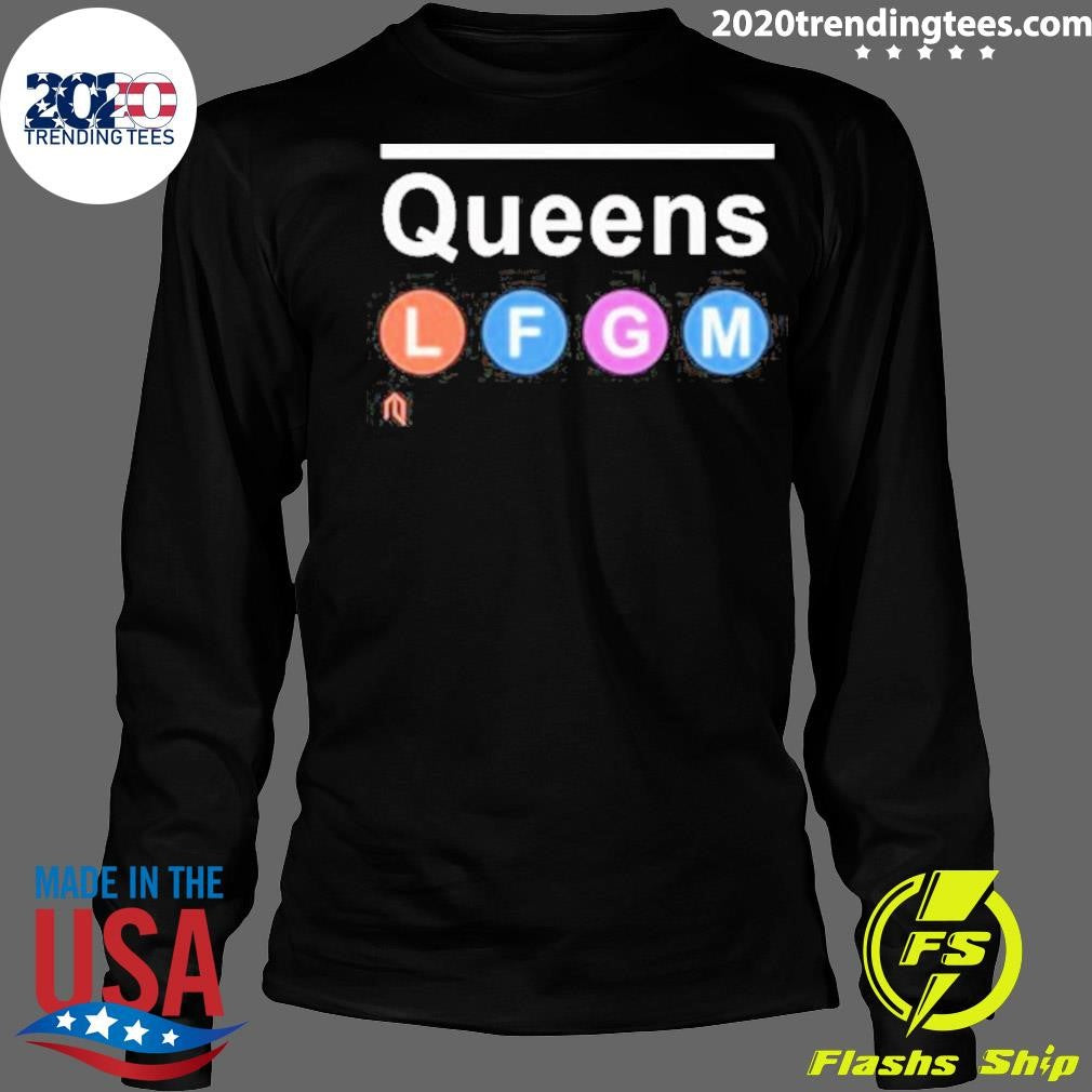 Awesome Athletelogos Queens Lfgm Purple - Adult & Kids T-Shirts, Sweatshirts & Hoodies apparel design preview 4