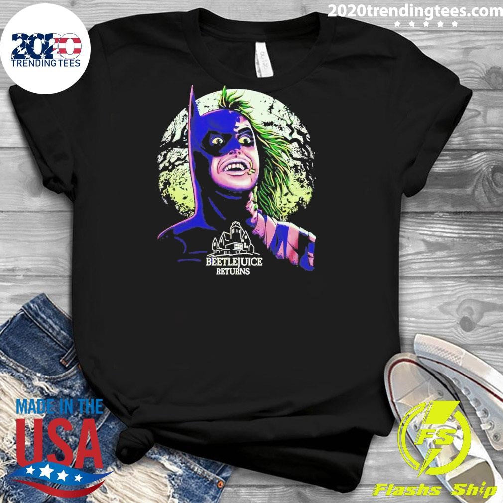 Awesome Beetlejuice Returns Style Batman - Adult & Kids T-Shirts, Sweatshirts & Hoodies apparel design preview 3