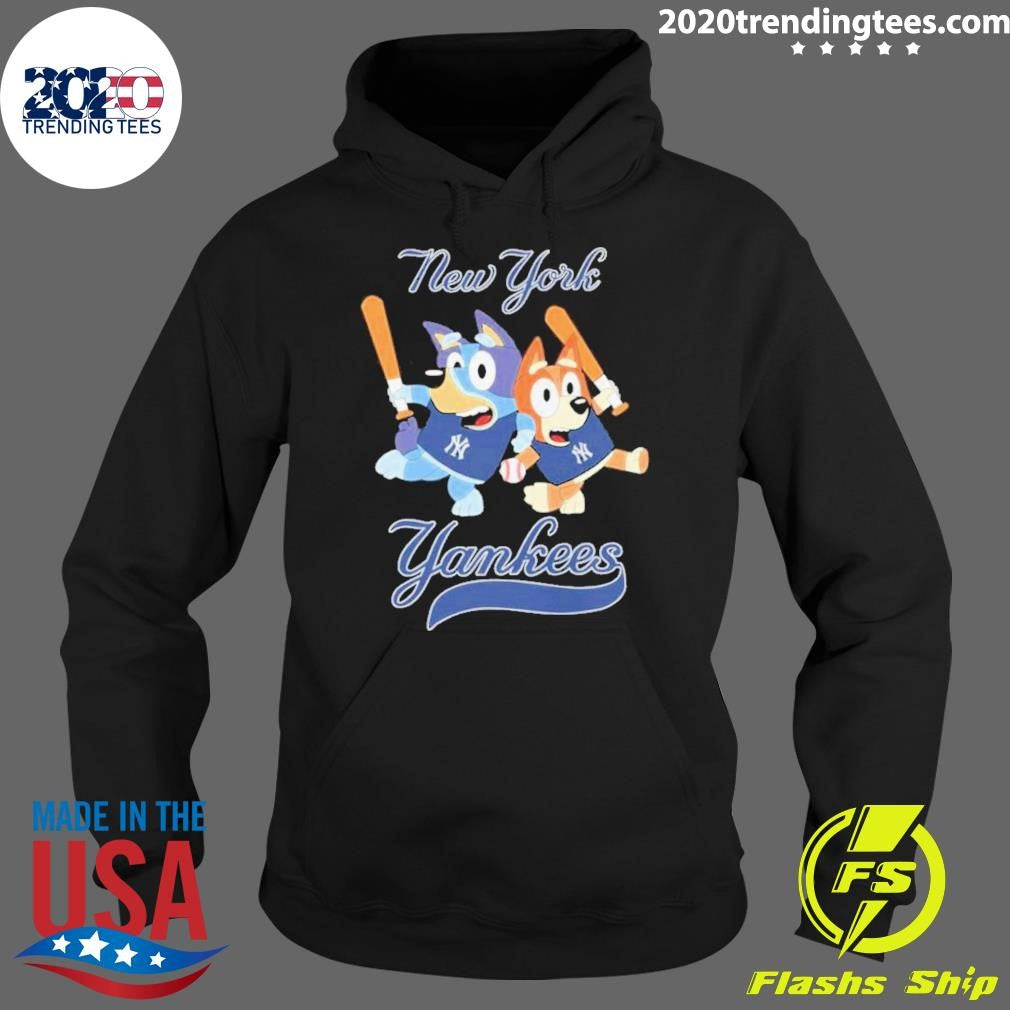 Awesome Bluey Player New York Yankees Baseball - Adult & Kids T-Shirts, Sweatshirts & Hoodies apparel design preview 2