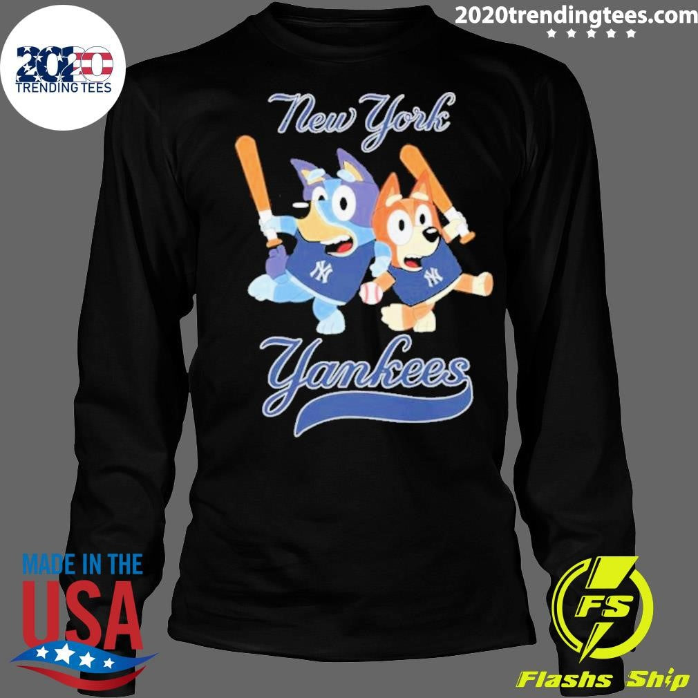 Awesome Bluey Player New York Yankees Baseball - Adult & Kids T-Shirts, Sweatshirts & Hoodies apparel design preview 4
