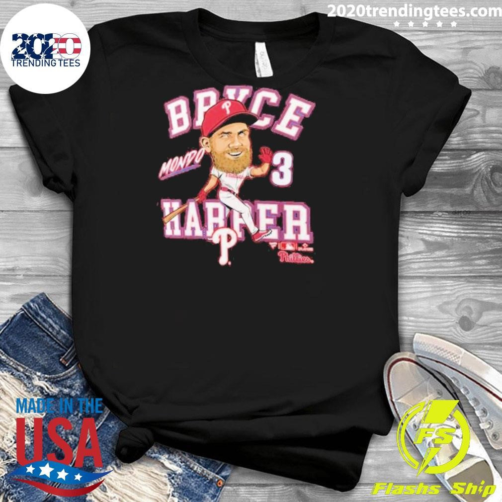 Awesome Bryce Harper Mondo Philadelphia Phillies - Adult & Kids T-Shirts, Sweatshirts & Hoodies apparel design preview 3