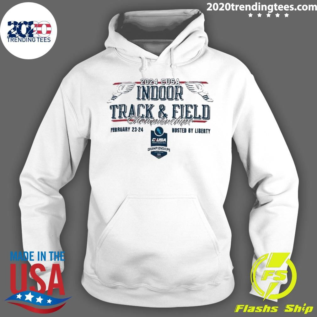 Awesome C-usa Indoor Track Field Championships 2024 - Adult & Kids T-Shirts, Sweatshirts & Hoodies apparel design preview 2