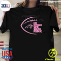 Awesome Carolina Panthers In October We Wear Pink - Adult & Kids T-Shirts, Sweatshirts & Hoodies apparel design preview 1