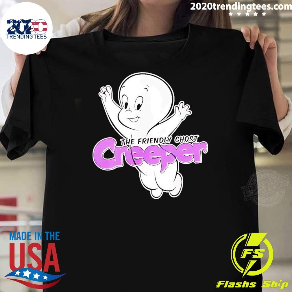 Awesome Casper The Friendly Ghost Creeper - Adult & Kids T-Shirts, Sweatshirts & Hoodies apparel design preview 1