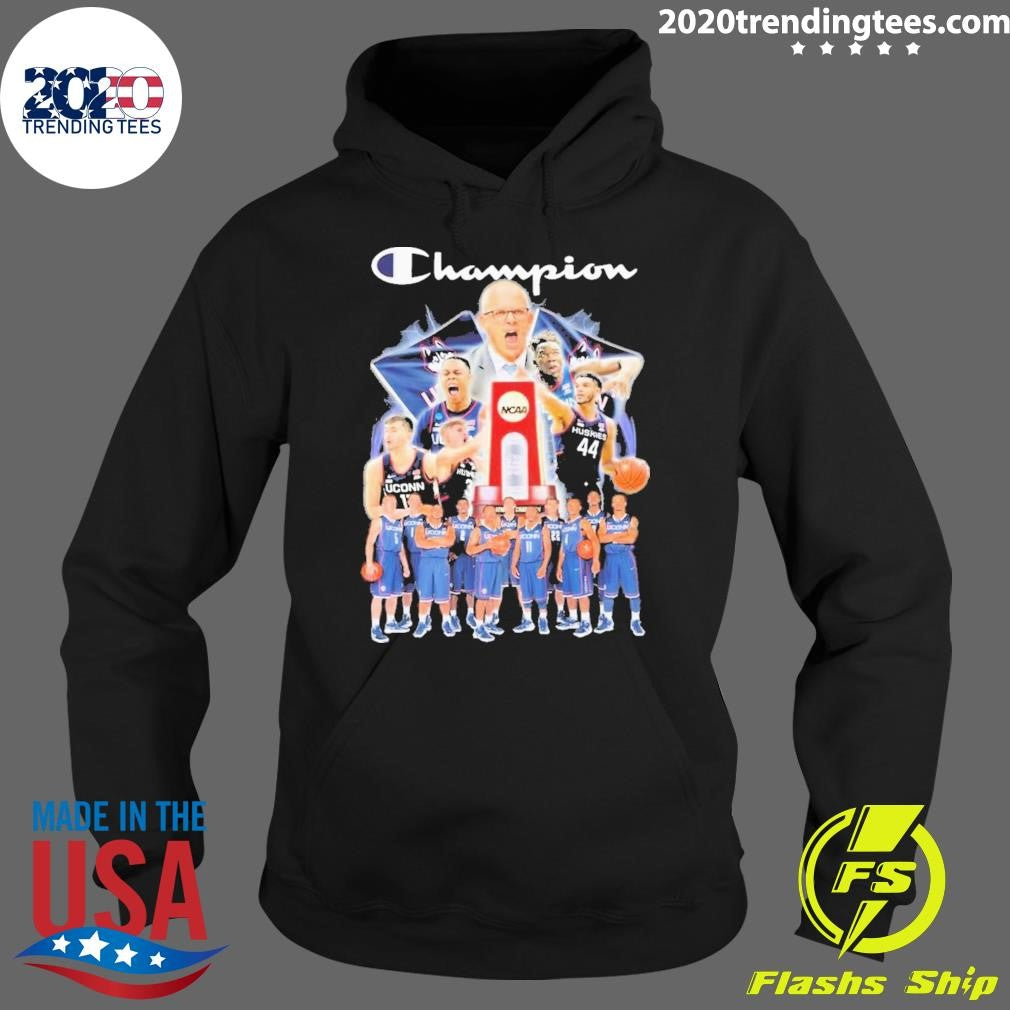 Awesome Champion Uconn Huskies Men's Basketball Final - Adult & Kids T-Shirts, Sweatshirts & Hoodies apparel design preview 2