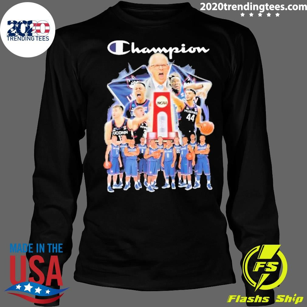 Awesome Champion Uconn Huskies Men's Basketball Final - Adult & Kids T-Shirts, Sweatshirts & Hoodies apparel design preview 4
