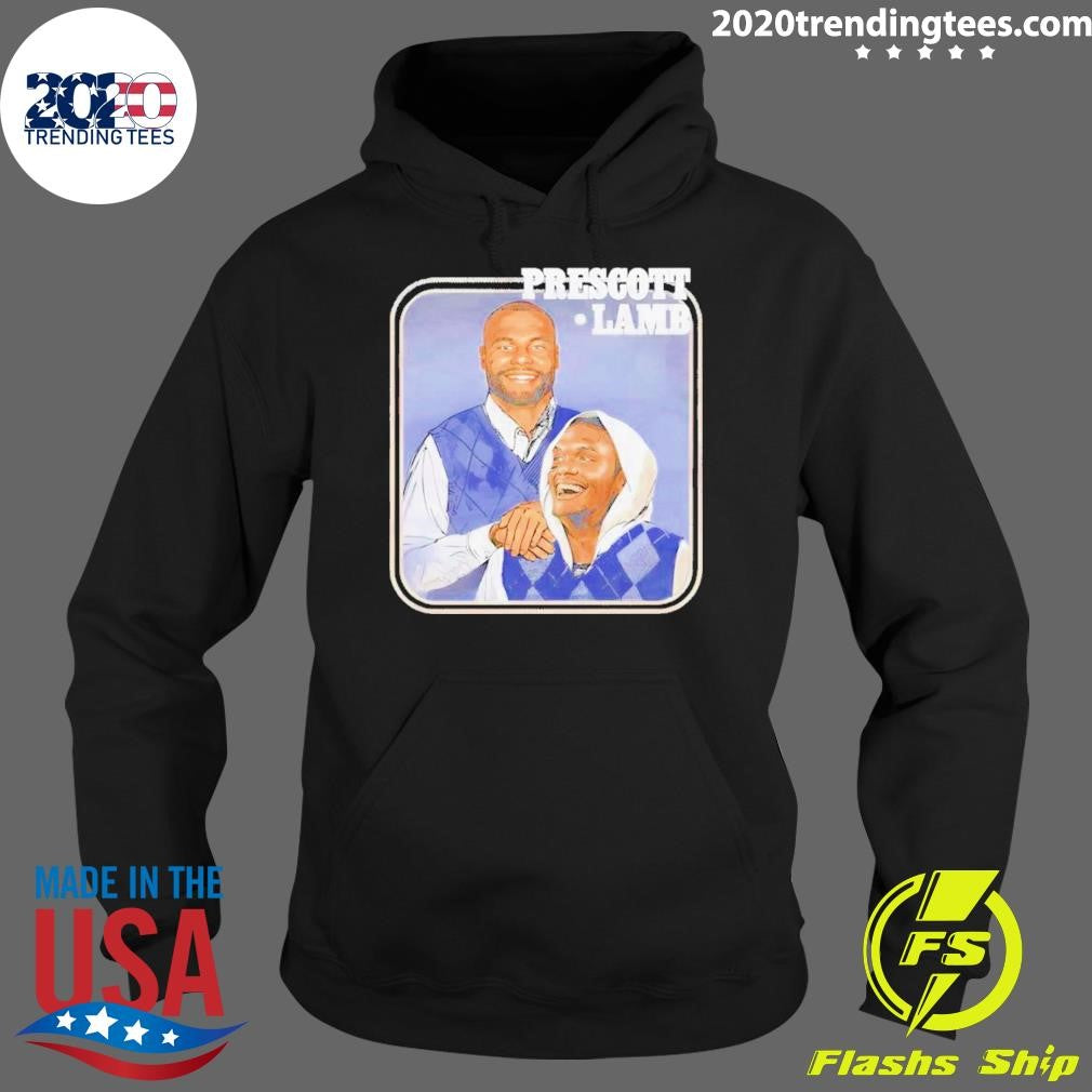 Awesome Dak Prescott And CeeDee Lamb Dallas Step - Adult & Kids T-Shirts, Sweatshirts & Hoodies apparel design preview 2