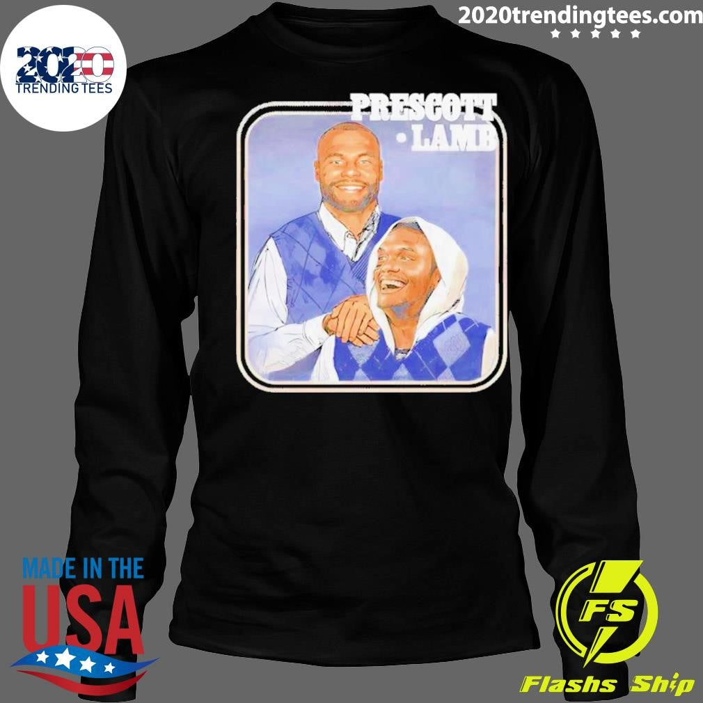 Awesome Dak Prescott And CeeDee Lamb Dallas Step - Adult & Kids T-Shirts, Sweatshirts & Hoodies apparel design preview 4