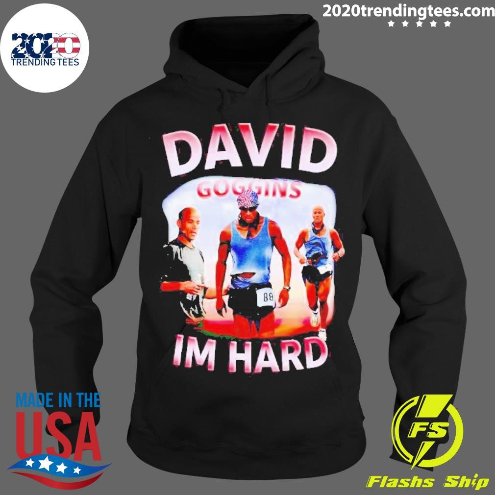 Awesome David Goggins I'm Hard - Adult & Kids T-Shirts, Sweatshirts & Hoodies apparel design preview 2
