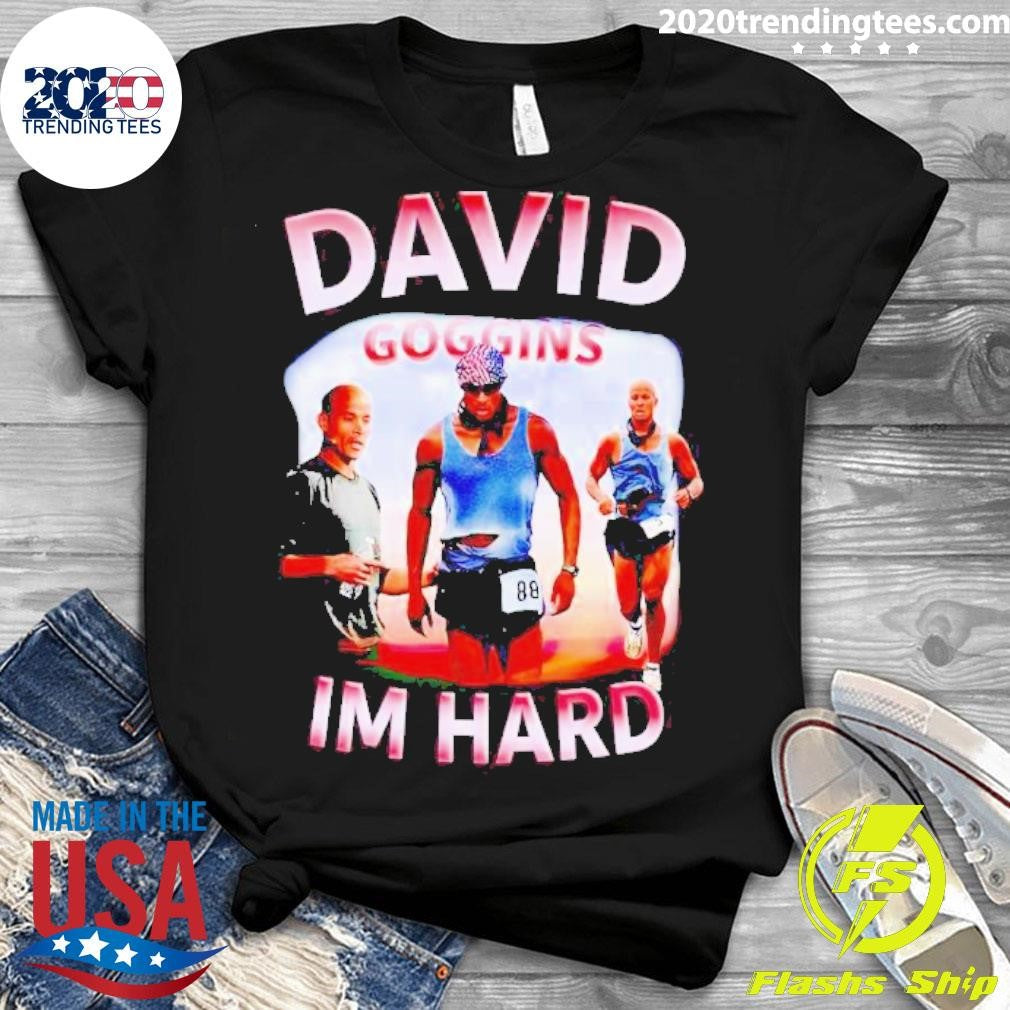 Awesome David Goggins I'm Hard - Adult & Kids T-Shirts, Sweatshirts & Hoodies apparel design preview 3