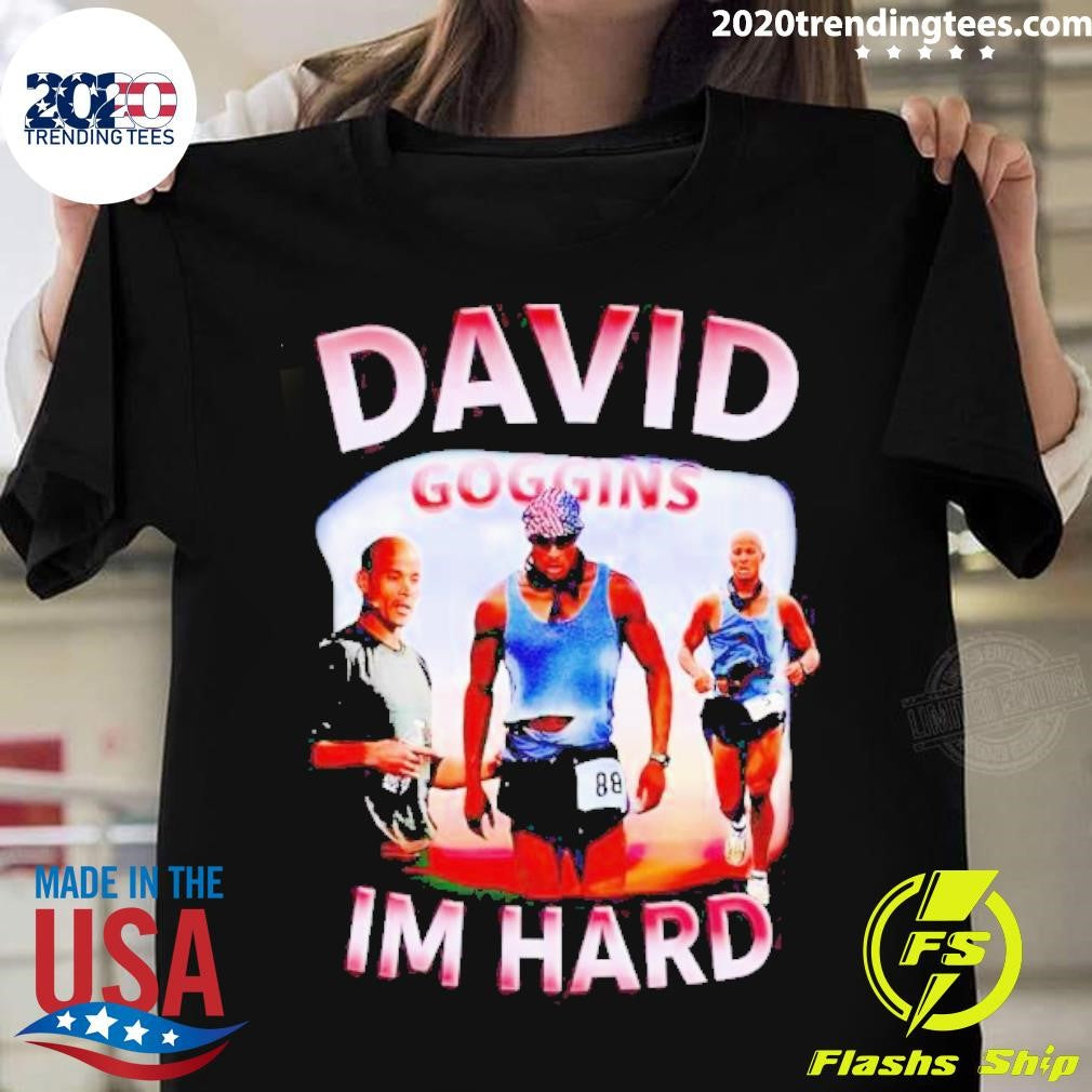 Awesome David Goggins I'm Hard - Adult & Kids T-Shirts, Sweatshirts & Hoodies apparel design preview 1