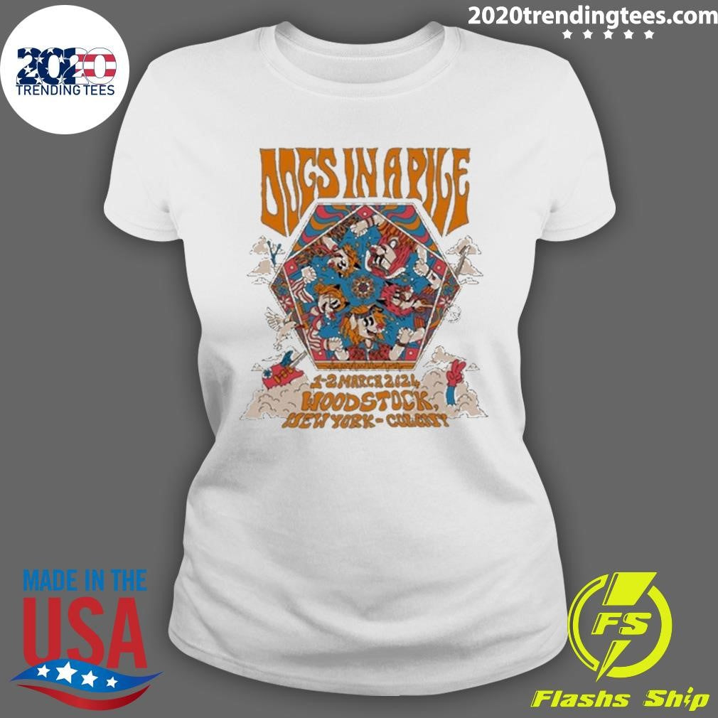 Awesome Dogs in a Pile Mar 1, 2024 - Adult & Kids T-Shirts, Sweatshirts & Hoodies apparel design preview 3