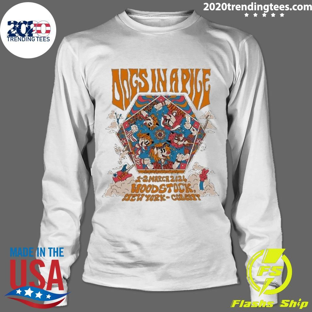 Awesome Dogs in a Pile Mar 1, 2024 - Adult & Kids T-Shirts, Sweatshirts & Hoodies apparel design preview 4
