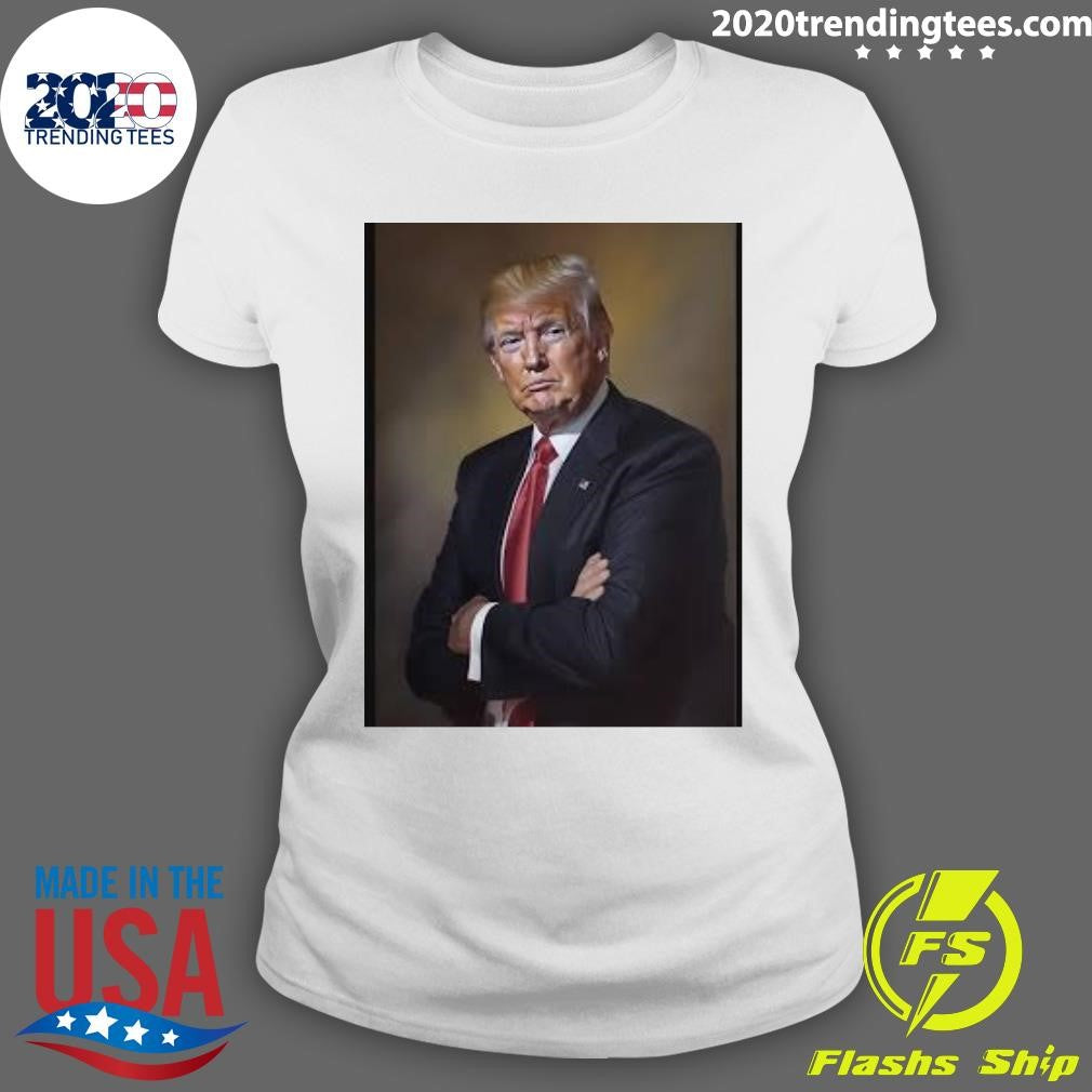 Awesome Donald Trump Portrait 2024 - Adult & Kids T-Shirts, Sweatshirts & Hoodies apparel design preview 3