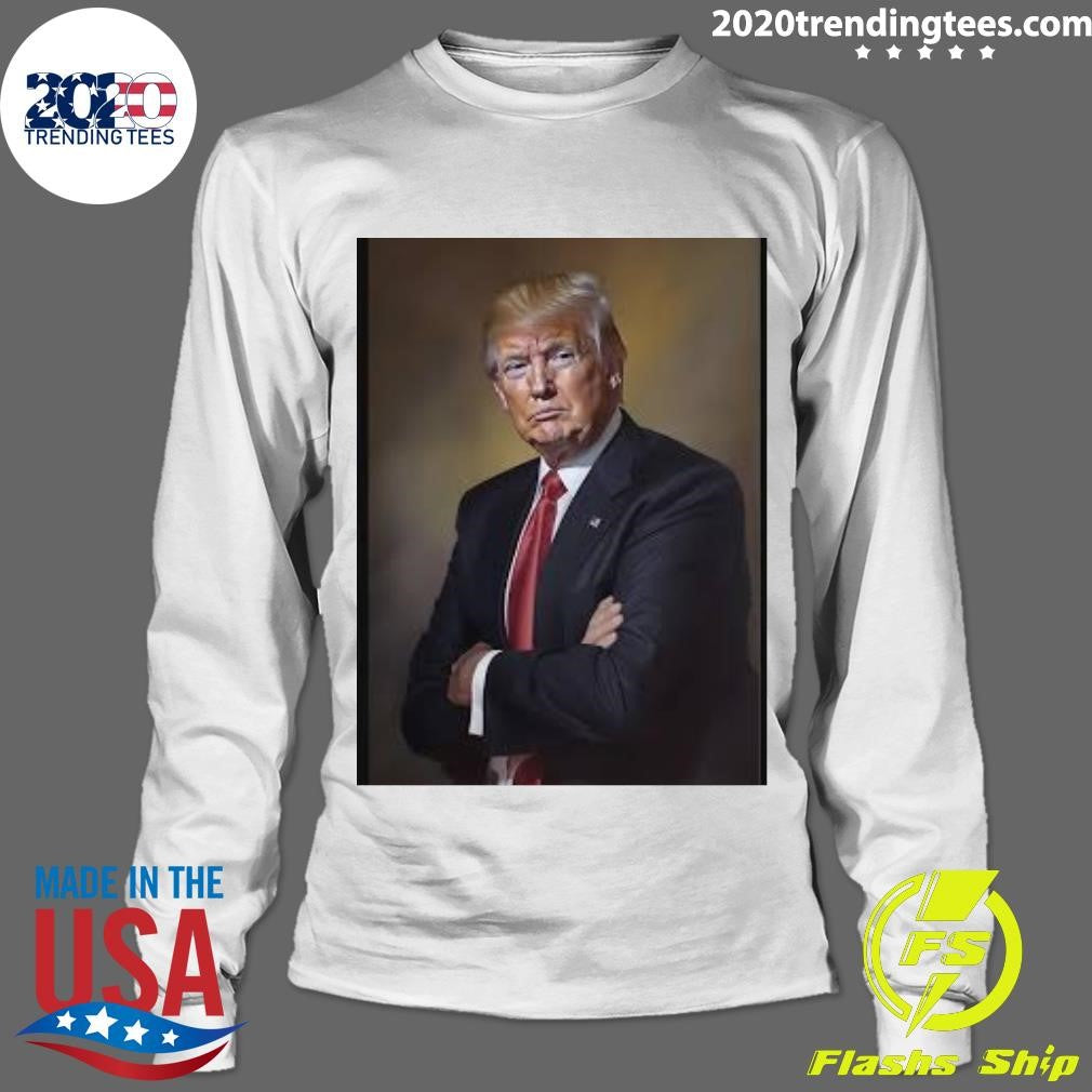 Awesome Donald Trump Portrait 2024 - Adult & Kids T-Shirts, Sweatshirts & Hoodies apparel design preview 4