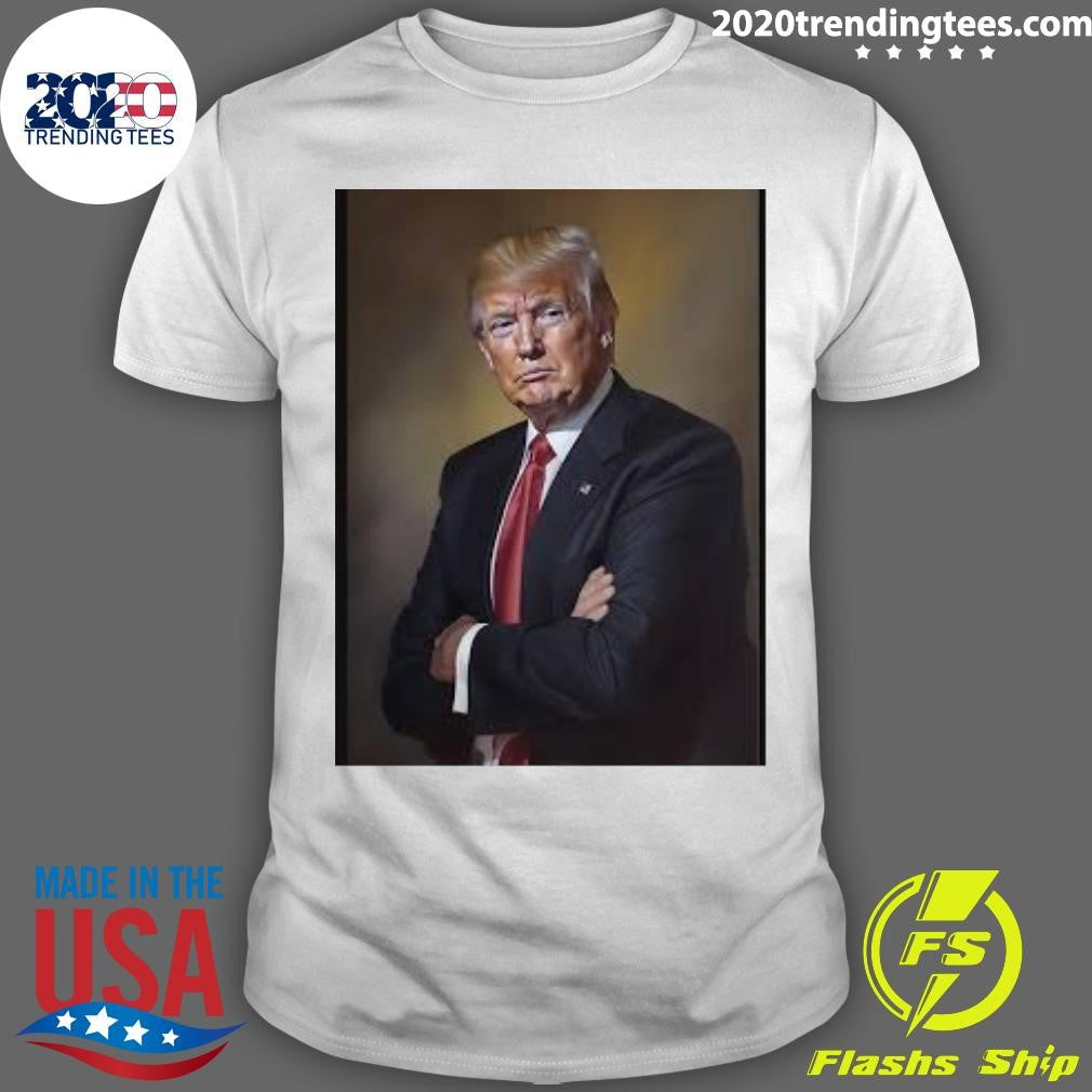 Awesome Donald Trump Portrait 2024 - Adult & Kids T-Shirts, Sweatshirts & Hoodies apparel design preview 1