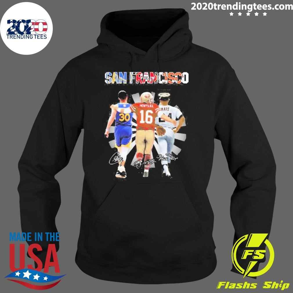 Awesome Golden State Warriors Stephen Curry Sf 49ers - Adult & Kids T-Shirts, Sweatshirts & Hoodies apparel design preview 2