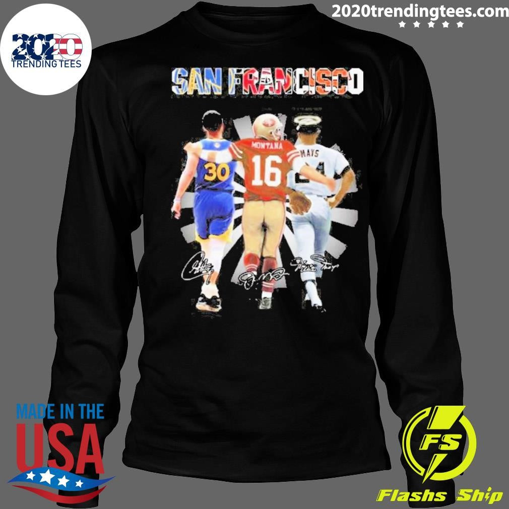 Awesome Golden State Warriors Stephen Curry Sf 49ers - Adult & Kids T-Shirts, Sweatshirts & Hoodies apparel design preview 4