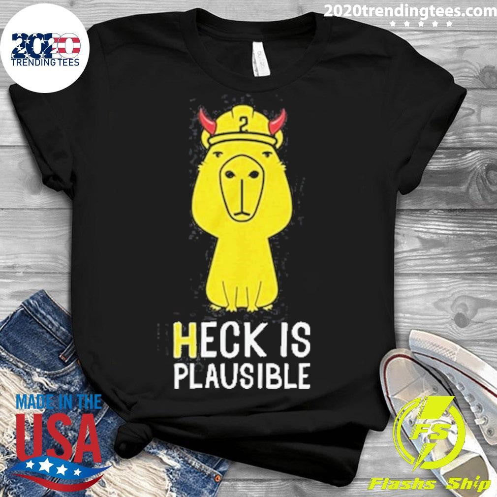 Awesome Heck Is Plausible 2023 - Adult & Kids T-Shirts, Sweatshirts & Hoodies apparel design preview 3