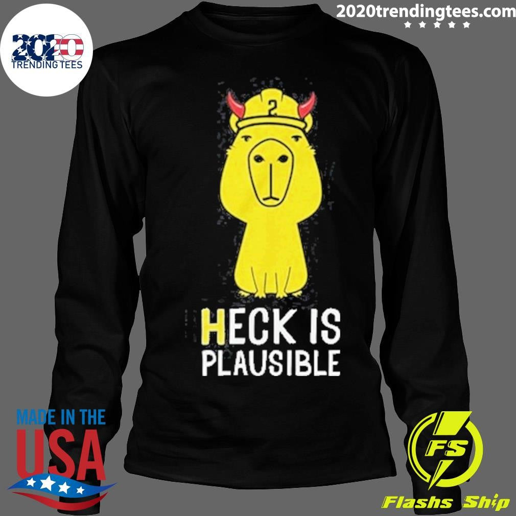 Awesome Heck Is Plausible 2023 - Adult & Kids T-Shirts, Sweatshirts & Hoodies apparel design preview 4
