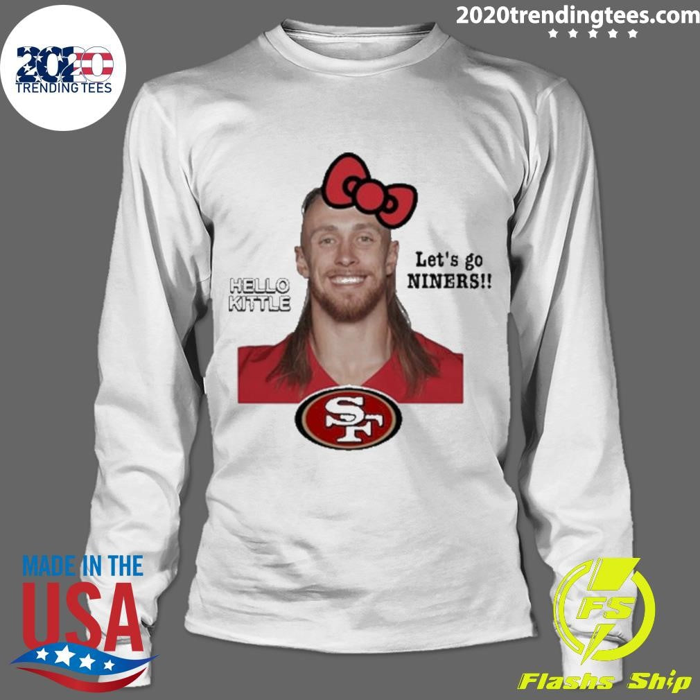Awesome Hello Kittle Let's Go Niners - Adult & Kids T-Shirts, Sweatshirts & Hoodies apparel design preview 4