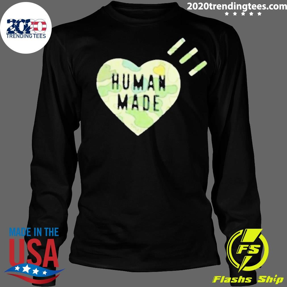 Awesome Human Made Camo Heart - Adult & Kids T-Shirts, Sweatshirts & Hoodies apparel design preview 4