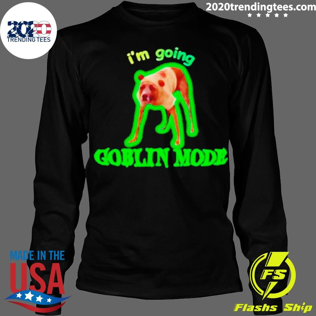 Awesome I'm Going Goblin Mode Dog - Adult & Kids T-Shirts, Sweatshirts & Hoodies apparel design preview 4
