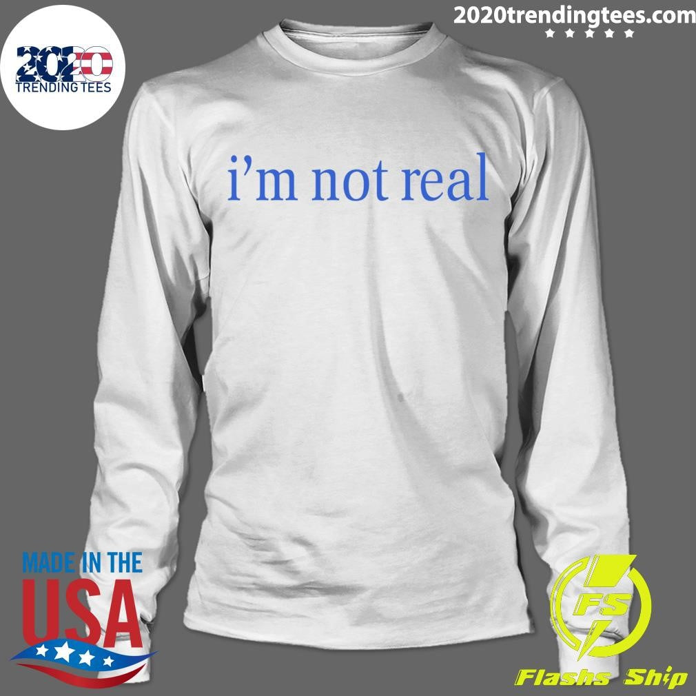 Awesome I'm Not Real - Adult & Kids T-Shirts, Sweatshirts & Hoodies apparel design preview 4