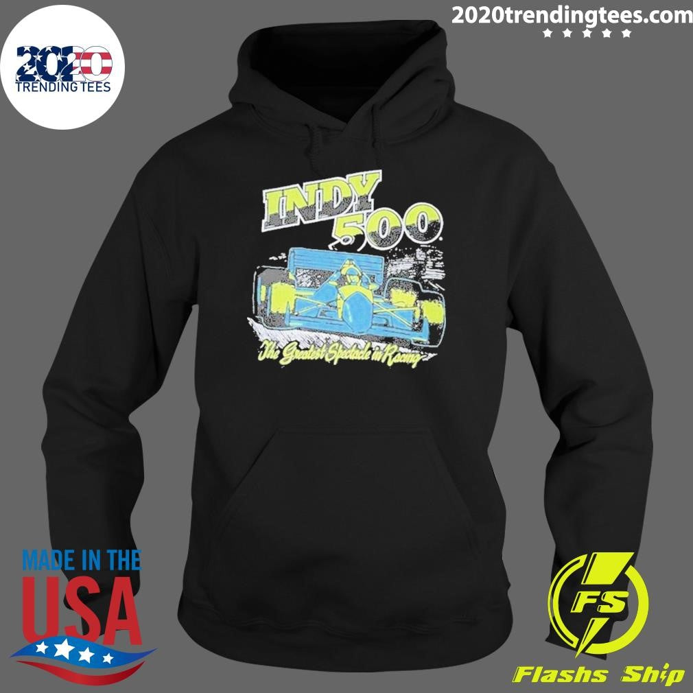 Awesome Indy 500 The Greatest Spectacle In Racing - Adult & Kids T-Shirts, Sweatshirts & Hoodies apparel design preview 2