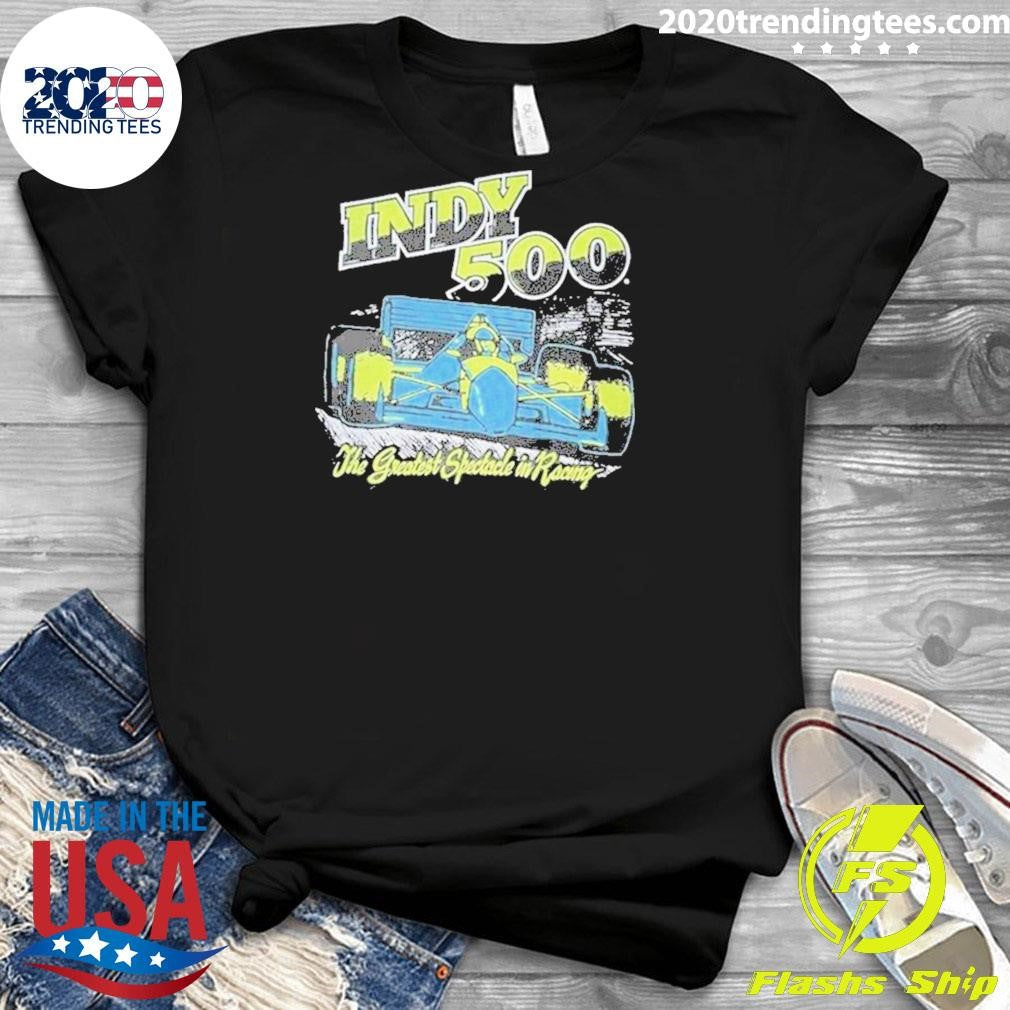Awesome Indy 500 The Greatest Spectacle In Racing - Adult & Kids T-Shirts, Sweatshirts & Hoodies apparel design preview 3