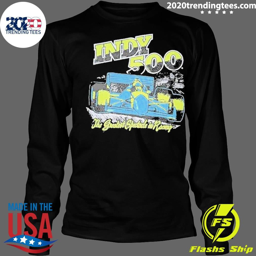 Awesome Indy 500 The Greatest Spectacle In Racing - Adult & Kids T-Shirts, Sweatshirts & Hoodies apparel design preview 4