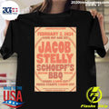 Awesome Jacob Stelly February 2, 2024 Schoepf's BBQ - Adult & Kids T-Shirts, Sweatshirts & Hoodies apparel design preview 1