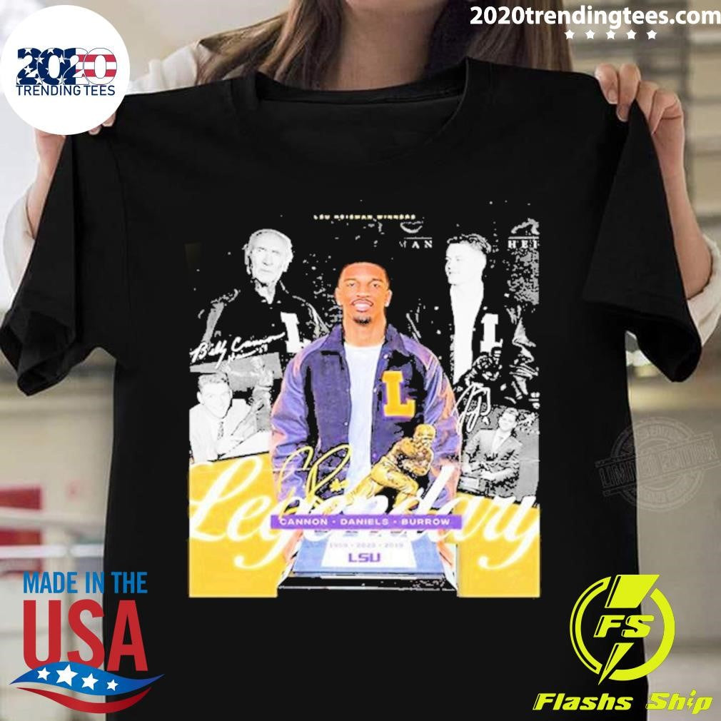 Awesome Jayden Daniels Joins Billy Cannon And Joe - Adult & Kids T-Shirts, Sweatshirts & Hoodies apparel design preview 1