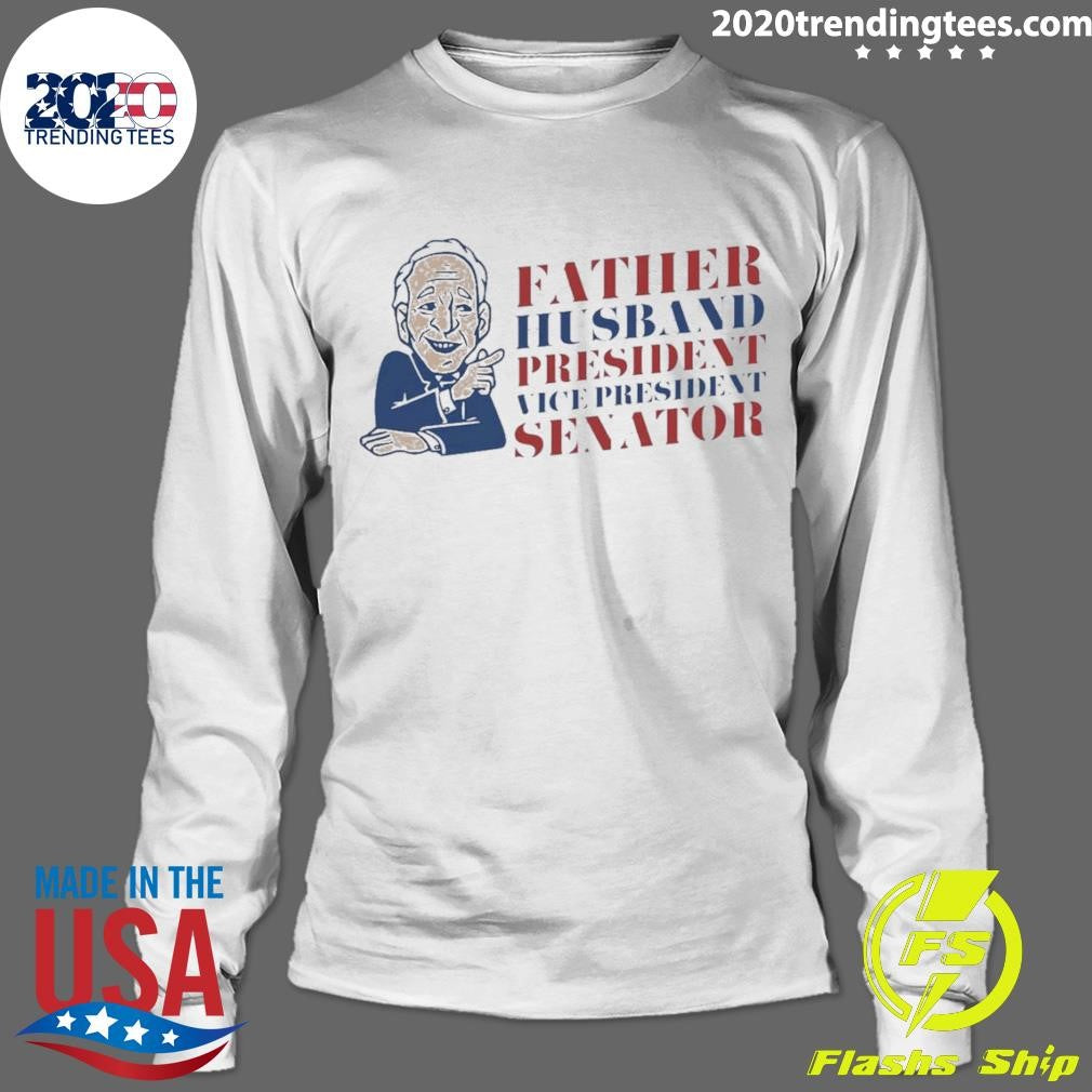 Awesome Joe Biden Father Husband President Vice - Adult & Kids T-Shirts, Sweatshirts & Hoodies apparel design preview 4